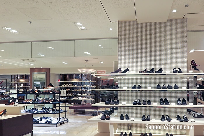 Ladies shoes on the 2nd floor