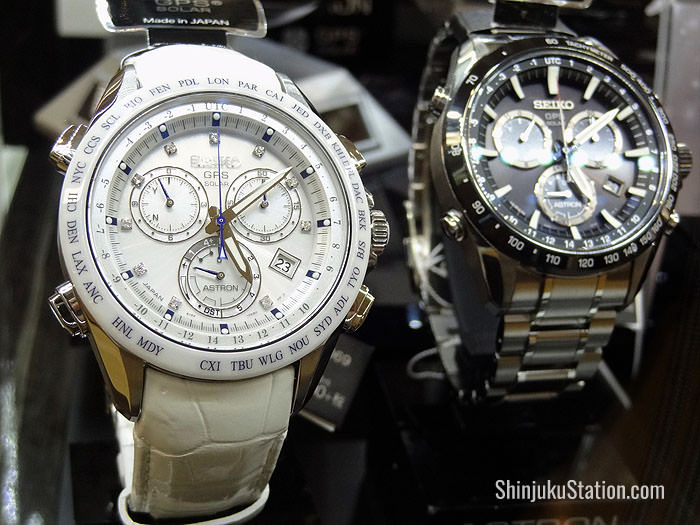 Seiko GPS Astron watches on the sixth floor