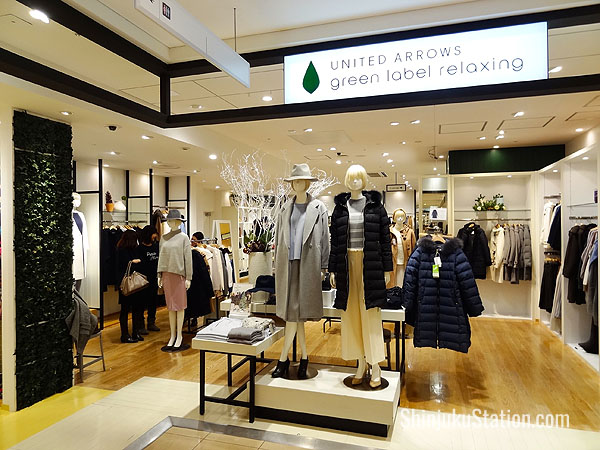 United Arrows carries a mix of Japanese and foreign brands