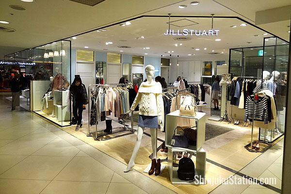 Jill Stuart boutique on the second floor