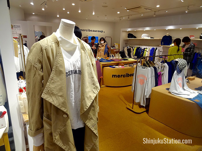 Mercibeaucoup is a typical womenswear shop at Mylord