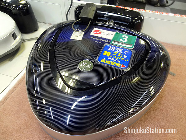 Panasonic’s triangular Rulo robot vacuum cleaner