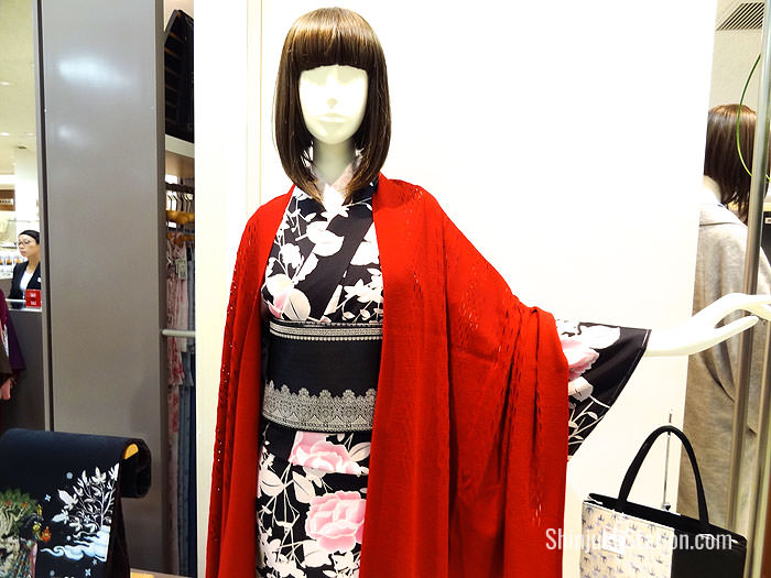 Isetan began as a kimono shop and still has an extensive selection of kimono goods