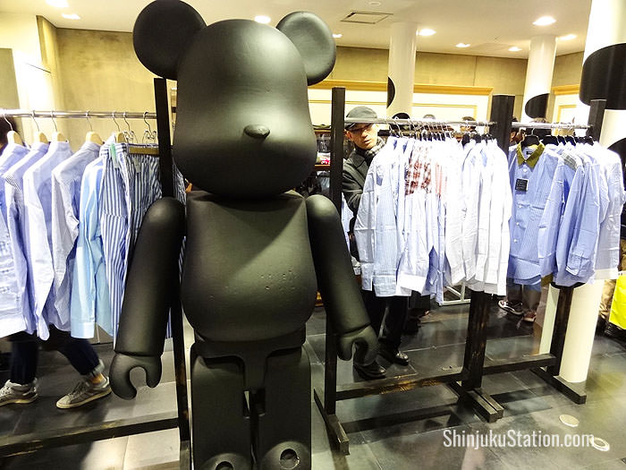 Comme des Garcons and other Japanese designer labels in the Men’s Building