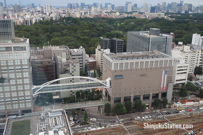 Kinokuniya is housed in a seven-story annex of Takashimaya Times Square