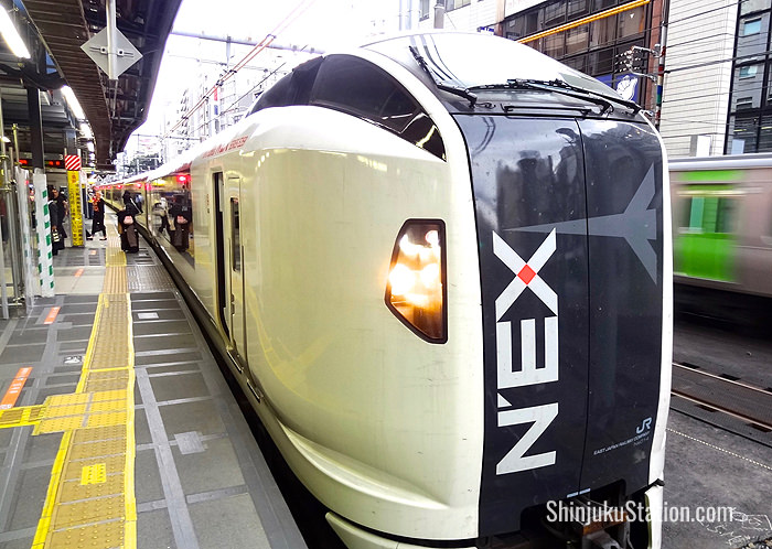 Narita Express trains connect Tokyo with Narita Airport