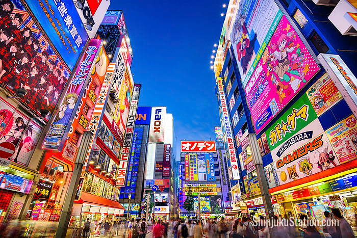 Colorful Akihabra draws otaku manga, anime and gaming fans from Japan and around the world