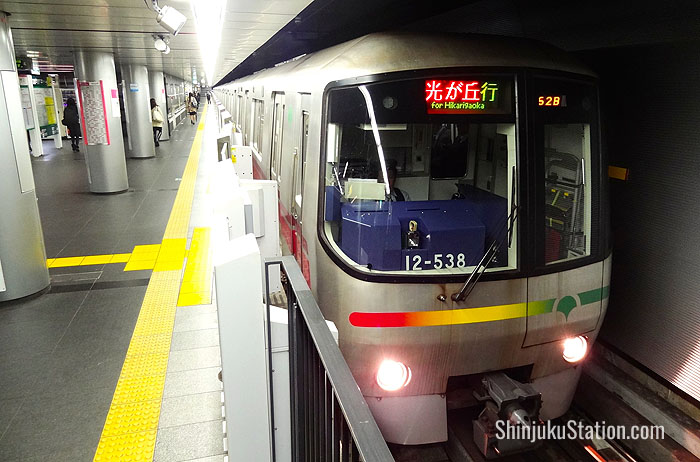 One of the deepest subways in Tokyo, the Oedo Line forms a loop around the capital