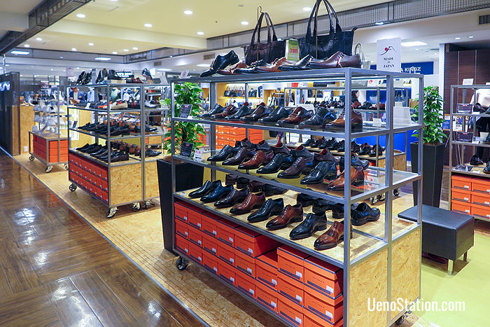 Gentlemen’s shoes on the 6th floor