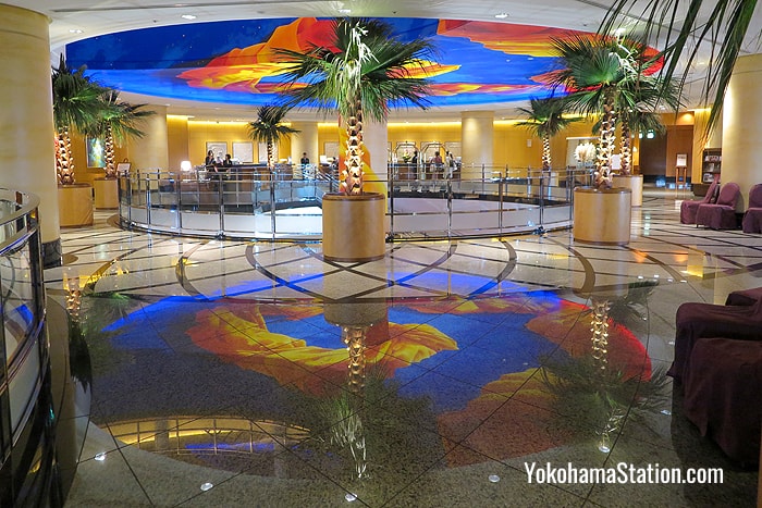 The hotel interior